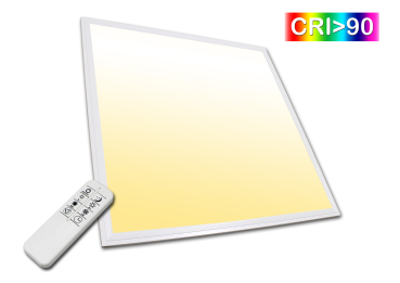 CCT LED Panel 62x62cm CRI90 mit Fernbedienung